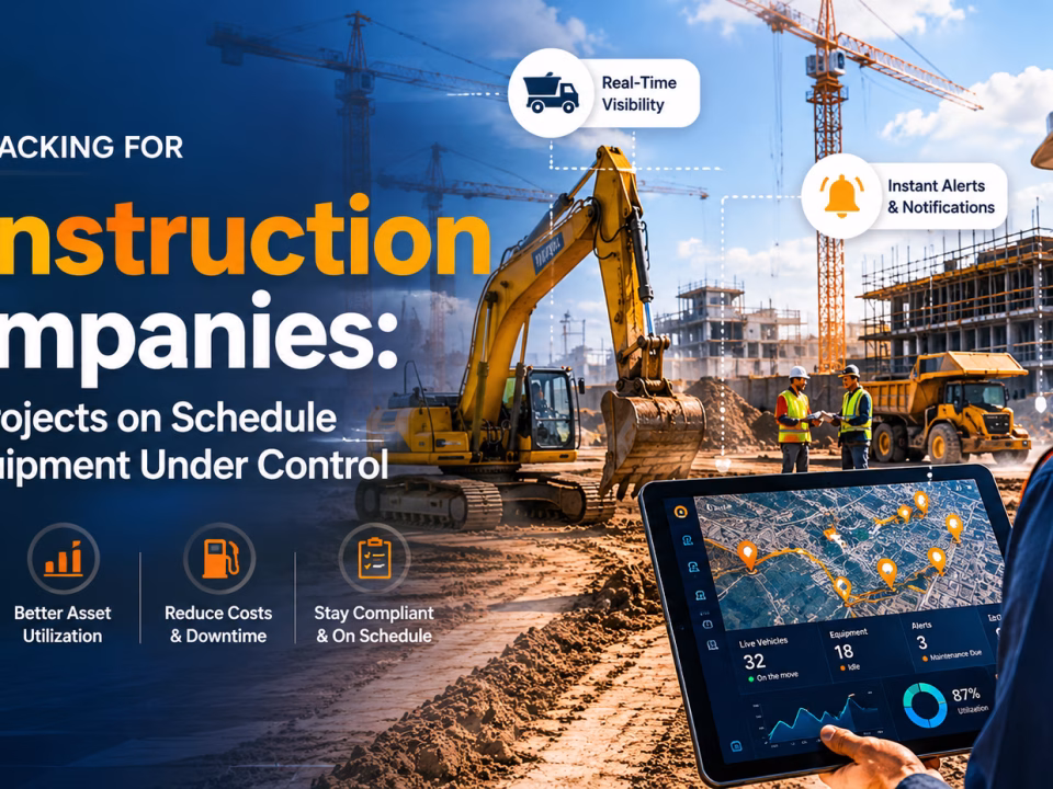 Fleet Tracking for Construction Companies: Keep Projects on Schedule and Equipment Under Control